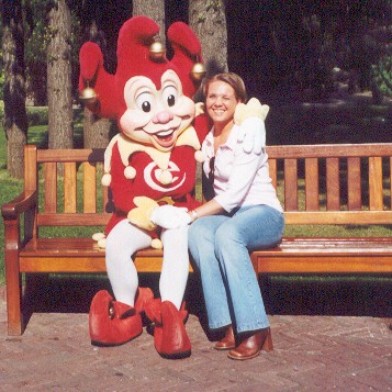 Joyce en Pardoes in de Efteling