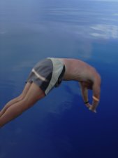 Duik in het verfrissende water